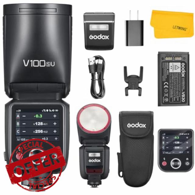 Godox V100S V100-S V100 S Flash for Sony