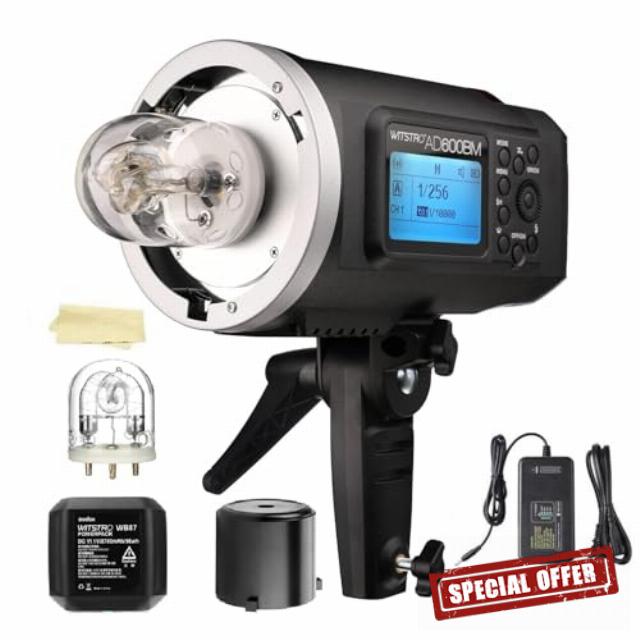 Godox AD600BM Bowens Mount 600Ws GN87 High Speed Sync Outdoor Flash Strobe Light with 2.4G Wireless X System