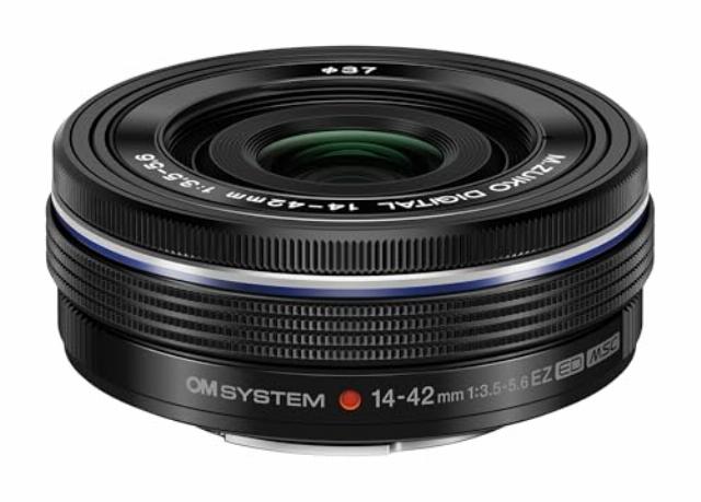 OM SYSTEM Olympus M.Zuiko Digital 14-42mm F3.5-5.6 EZ Black for Micro Four Thirds System Camera