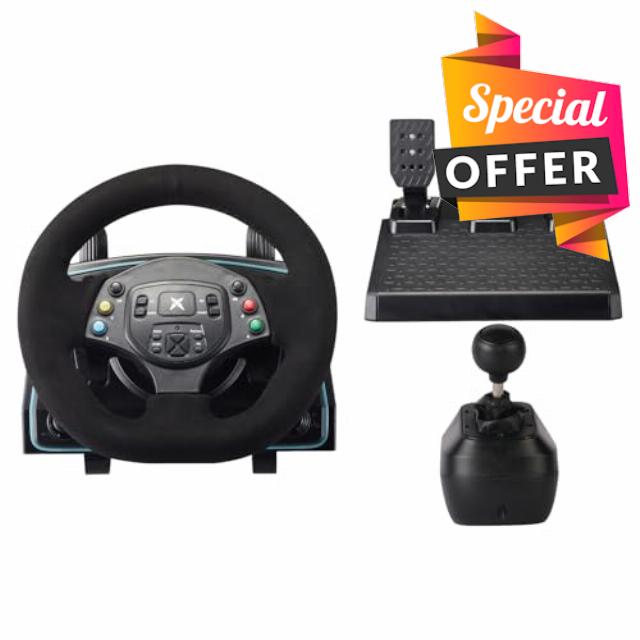 DOYO Gaming Racing Wheel with Pedals and Shifter
