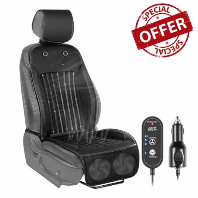 Paffenery 2025 Upgraded Cooling Car Seat Cover Front Seat