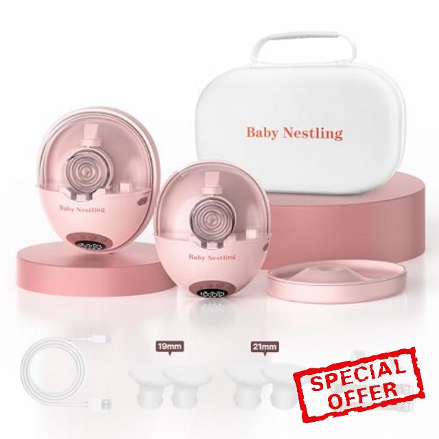 Heated Base Hands Free Breast Pump