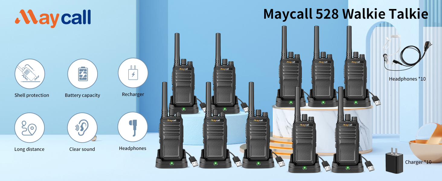 Maycall 528 handheld walkie talkie