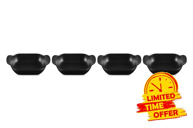 Le Creuset Enameled Cast Iron Gourmand Collection Set of 4 Mini Rectangular Baker