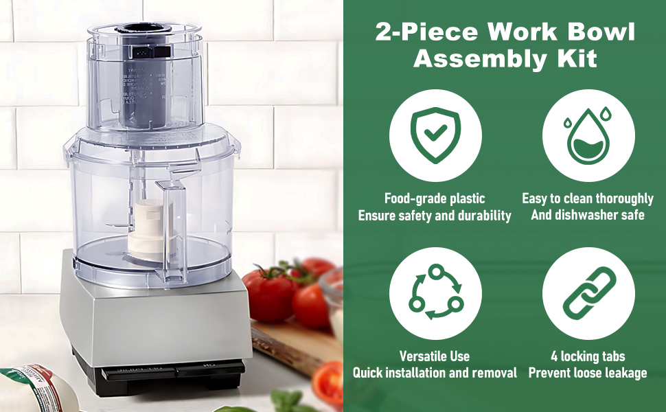 FP-631AGTXT-1 and DLC-117BGTXT1 Food Processor Work Bowl