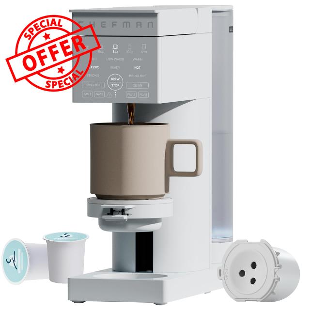 Chefman Caffeinator Single Serve Coffee Maker