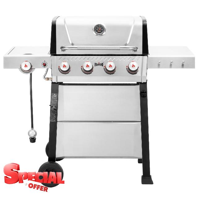 4-Burner Propane Gas Grill
