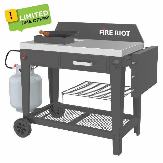 Heavy-Duty Outdoor Wok Cooking Station – 50