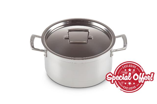 Le Creuset Stainless Steel Classic 3-Ply Stockpot
