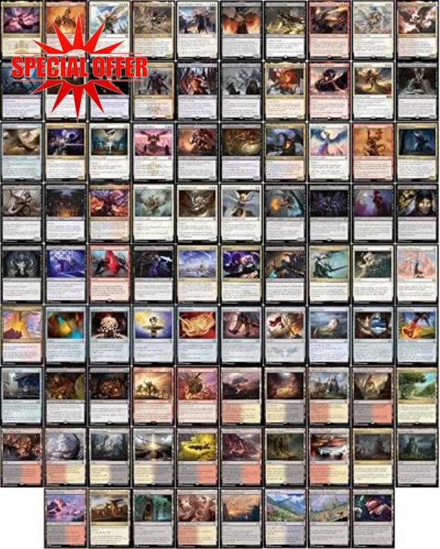Elite Commander Deck - Angel Demon Dragon - Kaalia of The Vast - Mardu Black Red White - EDH cEDH - 100 Card - Custom MTG Deck - Very Strong!