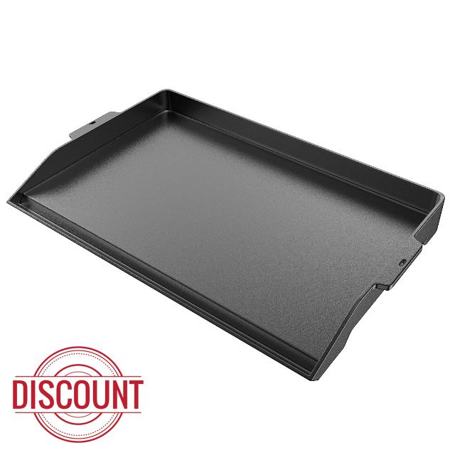 Utheer 23" x 16" Cast Iron Griddle for Gas Grill and Stove Top