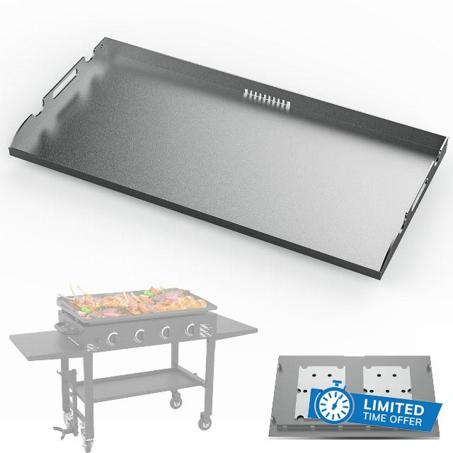 SafBbcue Upgrade 36" Griddle Replacement Top for Blackstone 36 inch 4 Burner Grill 1565 1841 2149 1560 1836 1984 Replacement Parts