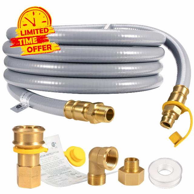3/4 inch ID Natural Gas Flexible Hose