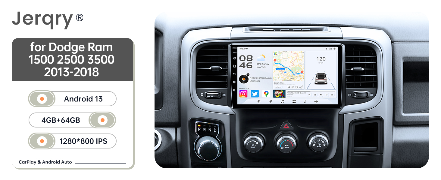 car radio for ram 2013 2014 2015 2016 2017 2018