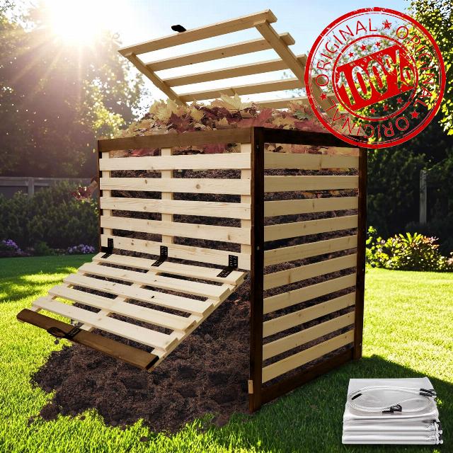 Wood Composter Bin