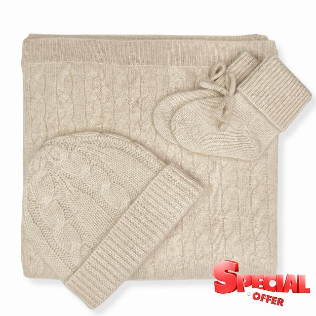 Jet&Bo BABY 100% Cashmere Baby Blanket