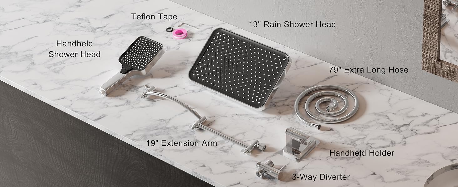 shower head high pressure showerheads