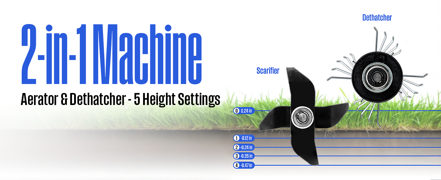 16 inch aerator dethathcher