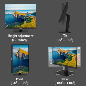 ASUS 23.8” 1080P Multi-touch Monitor (BE24ECSBT)