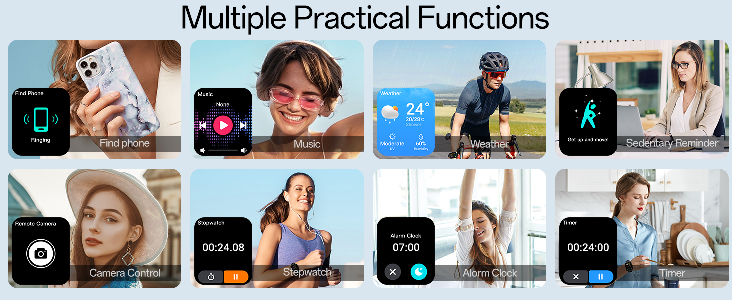 smartwatch has more practical small functions