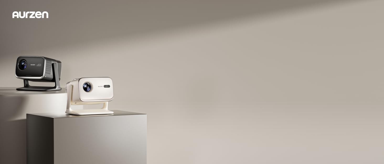 Aurzen BOOM mini 4-in-1 Smart Projector Built-in Google TV