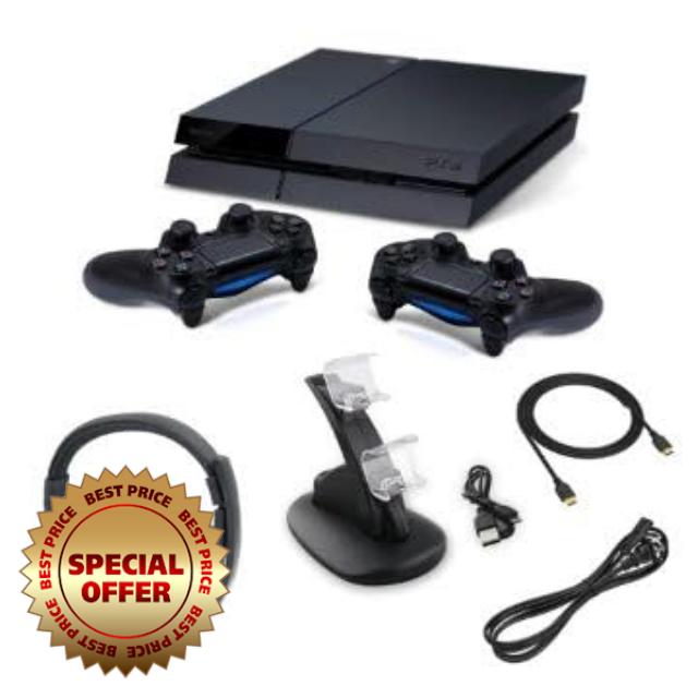 Sony PlayStation 4 Dual Player Gaming Bundle (Renewed)
