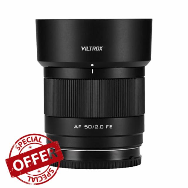 VILTROX 50mm F2 Full Frame Lens for Sony