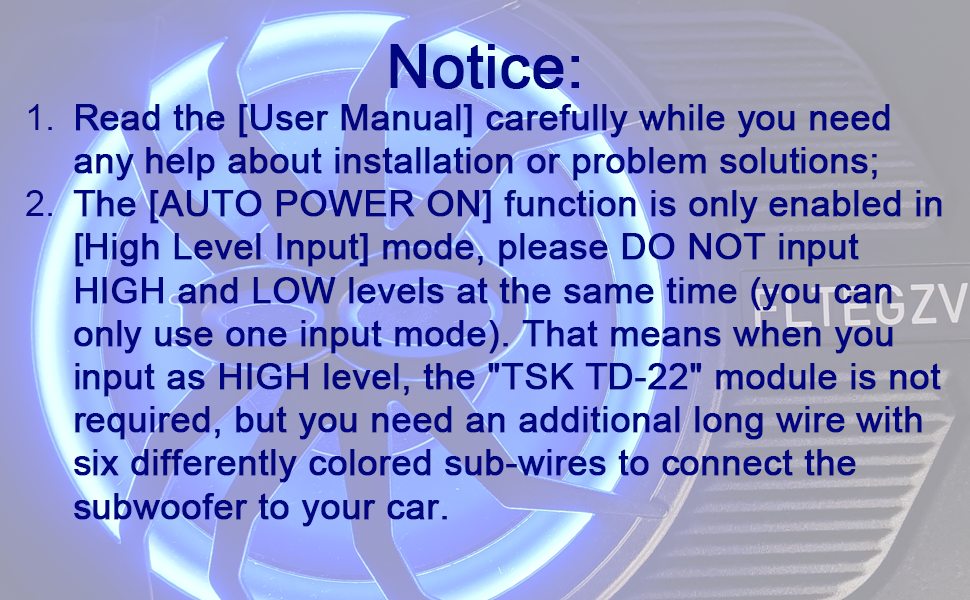 FV800 notice