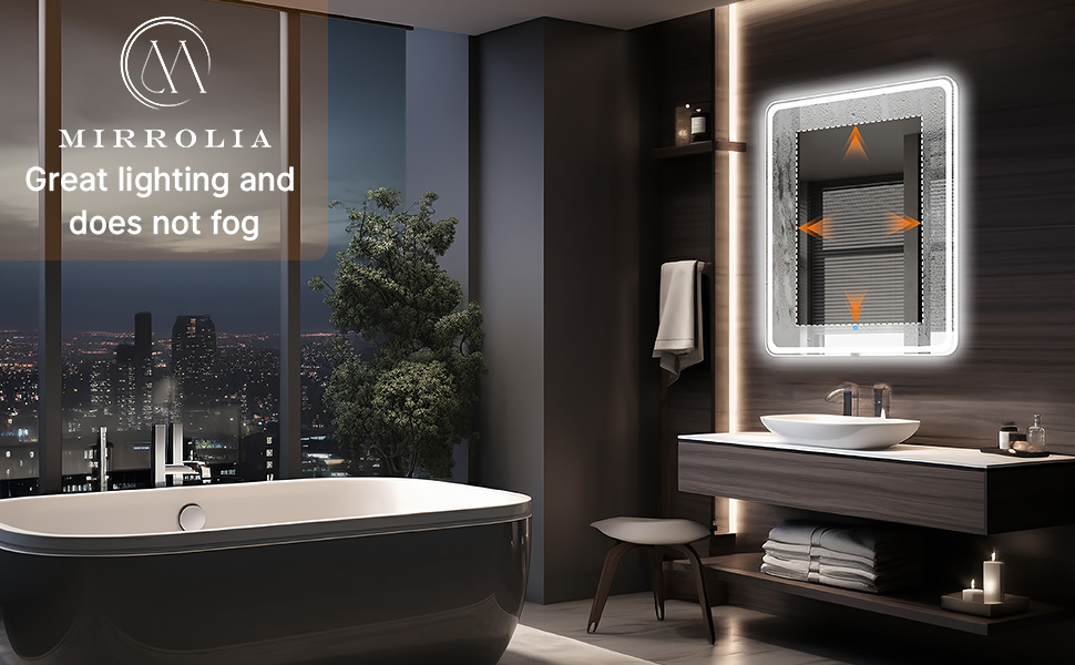 bathroom vanity mirror