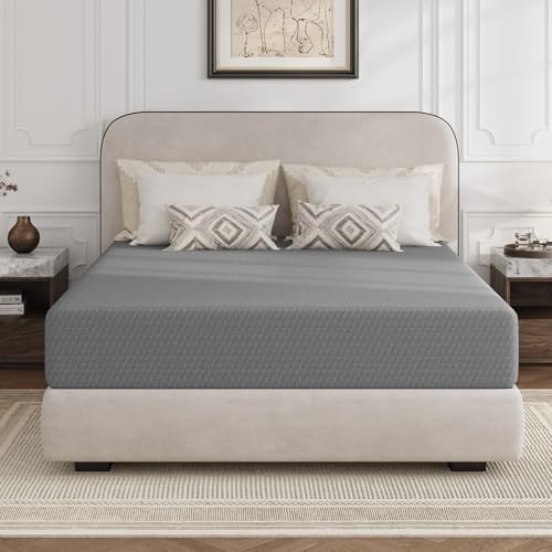 Queen Memory Foam Mattress for Cool Night Sleep & Pressure Relief