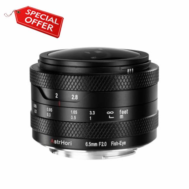 ASTRHORI 6.5mm F2.0 APS-C Manual Circular Fisheye Lens