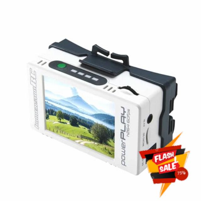 SPEEDY BEE ImmersionRC PowerPlay Vintage Camera Monitor with DVR LCD Screen 60fps Recording for Tapeless Camcorders Digital Video Converter for VHS