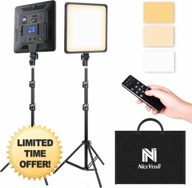 2-Pack 48W Video Light Kit