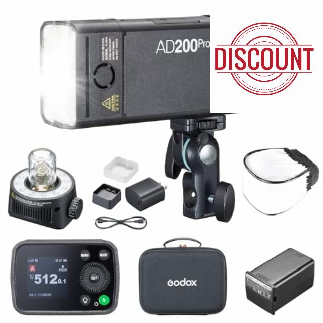 Godox AD200 Pro II AD200ProII Flash Strobe Updated 200Ws 1/512~1/1