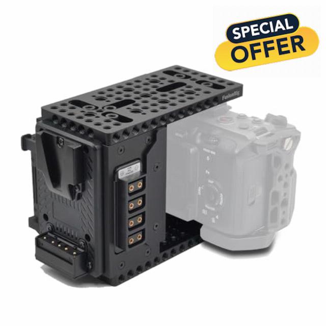 FusionRig Camera Cage Expansion Module Cineback Compatible with Sony FX3/FX30