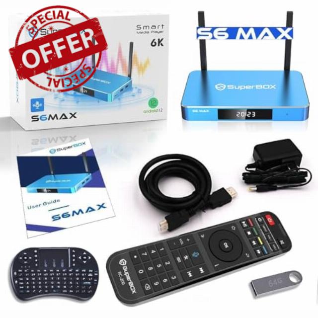 2025 Super S6-MAX Bundle Box New Edition with Remote Control Voice Command