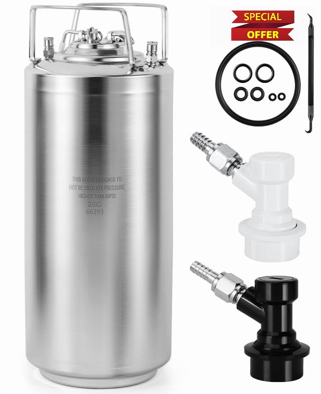 New 5 Gallon Ball Lock Keg