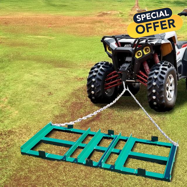 4Ft Drag Harrow Driveway